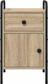 vidaXL Κομοδίνο Sonoma Δρυς 35 x 36,5 x 61 εκ Επεξεργασμένο Ξύλο