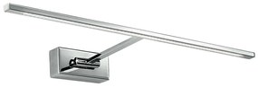 Φωτιστικό Τοίχου - Απλίκα Andromeda LED-W-ANDROMEDA/4W Ρυθμιζόμενο 4W Led 45,5x21x4,5cm Chrome Intec Metal