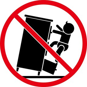 Highboard Καπνιστή δρυς Κατασκευασμένο ξύλο και μέταλλο - Καφέ