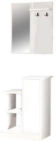 Intrahome Έπιπλο εισόδου Wizbo Intrahome μελαμίνης λευκό 61x37x82.5εκ | SKU: INTRAPA-287111246