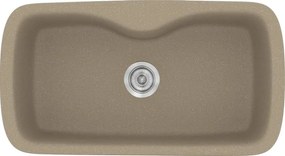 Kitchen Sink Sanitec Classic 321 Inset 83x51 cm Granite Taupe