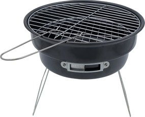 Mini Φορητή Ψησταριά Κάρβουνου Στρόγγυλη Δ27x22cm