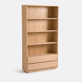 Βιβλιοθήκη με 4 ράφια και 2 συρτάρια, Norrem