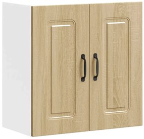 ντουλάπι τοίχου κουζίνας "Kalmar" Sonoma Oak Engineered Wood - Καφέ