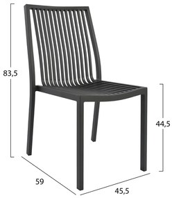 ΚΑΡΕΚΛΑ BRONCA ΑΛΟΥΜΙΝΙΟΥ ΓΚΡΙ HM5129.02 45,5x59x83,5 - HM5129.02