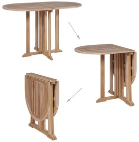 vidaXL Σετ επίπλων 5 pcs Καφέ