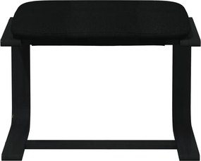 vidaXL Υποπόδιο Μαύρο 51 x 41 x 40 εκ. Υφασμάτινο