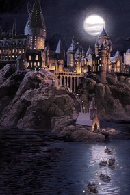 Εικονογράφηση Harry Potter - Hogwarts full moon