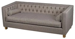 Καναπές τριθέσιος μπέζ - Ύφασμα - AV41901