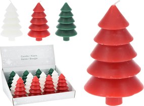 ΕΟΡΤΑΣΤΙΚΌ ΤΡΑΠΈΖΙ CANDLE XMAS TREE 12CM 3ASS ACC333000