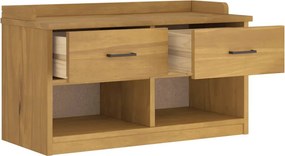 VidaXL Πάγκος διαδρόμου "SANDNES" 87x40x50 εκ. Πεύκο μασίφ ξύλο
