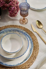Dinner Set (24 Pieces) Roundy - Blue White
Blue