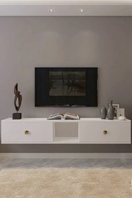 Stewehome Επιτοίχια βάση τηλεόρασης από μοριοσανίδα 150x30x26 cm