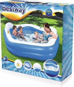 Παιδική πισίνα Bestway Πολύχρωμο 213 x 206 x 69 cm