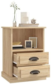 vidaXL Κομοδίνο Sonoma Δρυς 43x36x60 εκ.