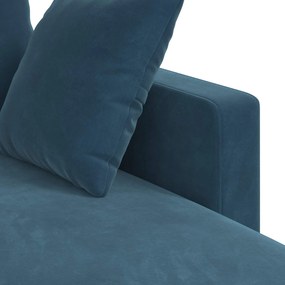 vidaXL Καναπές Μπλε 178 x 134 x 80 εκ Βελούδο
