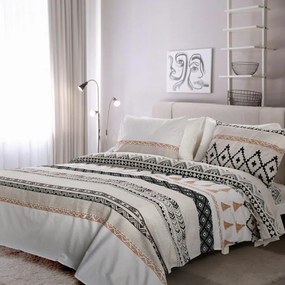 Σεντόνια Μονά (Σετ) Whitegg BA165 Εκρού ΧΩΡΙΣ ΛΑΣΤΙΧΟ 170x260