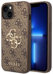 Θήκη Προστασίας iphone 14 Plus “4G Logo Collection” GUHCP14M4GMGBR Brown Guess