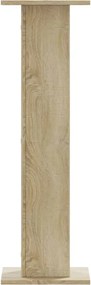 vidaXL Βάσεις Ηχείων 2 Τεμ. Sonoma Δρυς 30x30x95εκ. Επεξεργασμένο Ξύλο