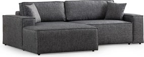 Corner Sofa-Bed Pırlo Corner Left - Dark Grey Dark Grey