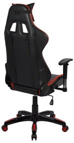ΠΟΛΥΘΡΟΝΑ GAMING ZAYN HM1056.01 ΜΑΥΡΟ-ΚΟΚΚΙΝΟ PU 67x70x134 εκ.