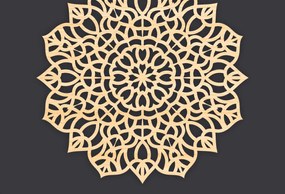 Σετ των 2 Intra απο ξύλο plywood 3mm-4mm πάχος 3D Mandala για Cricut Δίασταση 30x30 cm INTRAFABR-86060242