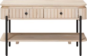 vidaXL Χειροποίητο Τραπέζι Καφέ Λευκό 85 x 45 x 50 εκ