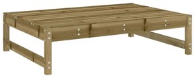 vidaXL Υποπόδιο Κήπου 120 x 80 εκ. από Εμποτισμένο Ξύλο Πεύκου