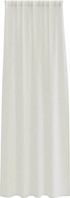 vidaXL Κουρτίνα βυσσινί 2 pcs Κρεμ 260 x 140 εκ. Πολυεστέρας