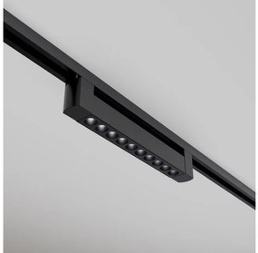 Γραμμικό Φωτιστικό Μονοφασικής Ράγας Unity LED 10W Μαύρο 3000K Κινητό  Points  TR010-1-10W3K-M-B Maytoni TR010-1-10W3K-M-B