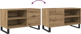 vidaXL Δισκοθήκη Δρυς τεχνίτης 84,5x38x48 εκ. από Επεξεργασμένο Ξύλο