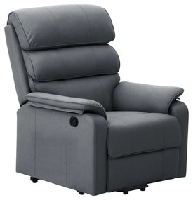 BEAT ΠΟΛΥΘΡΟΝΑ RECLINER ΓΚΡΙ 82x95xH104cm