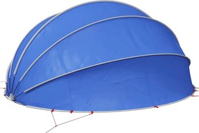 vidaXL Θόλος πισίνας Μπλε 546 x 516 x 250 εκ.