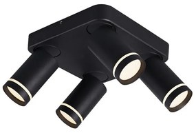 Σποτ Πολύφωτο Aca Divino RA3634CBK Black