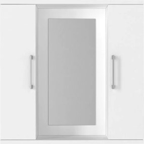 Καθρέπτης μπάνιου Surra Μegapap χρώμα λευκό 65x15,3x65εκ.