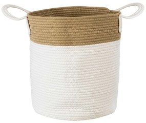 Καλάθι - Κασπώ Samothraki 20199 35x40cm Beige-White GloboStar Rope