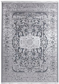 Χαλί Lotus Summer 2927 BLACK GREY Royal Carpet - 160 x 230 cm - 16LOTS2927BG.160230