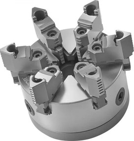 VEVOR 6 in 6-Jaw Self-Centering Lathe Chuck with D1-4 Cam Lock Backing Plate