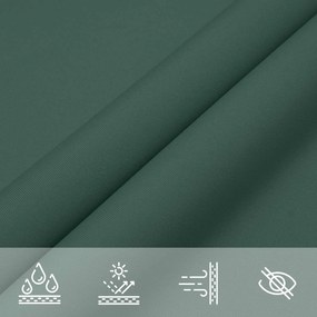 vidaXL Πανί σκιάς Σκούρο Πράσινο 6 x 2,5 μ 100% Πολυέστερ Οξφόρδη