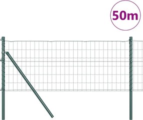 vidaXL Φράχτης Συρμάτινου Φράχτη 50 x 0,4 μ (Π x Υ)