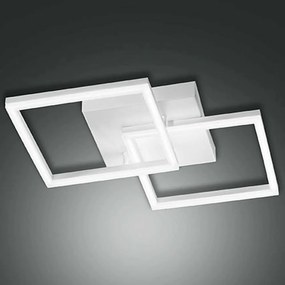 Φωτιστικό Οροφής - Πλαφονιέρα Smart Bard 3394-22-102-01 45x45x10cm Dim Led 3880lm 39W White Fabas Luce