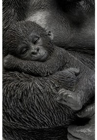 Επιτραπέζιο Διακοσμητικό Cuddle Gorilla Family Μαύρο 33x31x40 εκ. (PL) - Γκρι