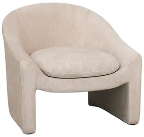 Intrahome Πολυθρόνα Berza Intrahome κρεμ ύφασμα 76x76x71εκ | SKU: INTRAPA-221111185