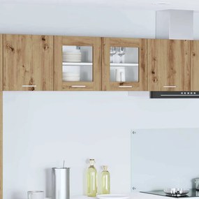 vidaXL Κρεμαστό ντουλάπι Riga 2 pcs Artisan Oak 40 x 31 x 40 εκ.