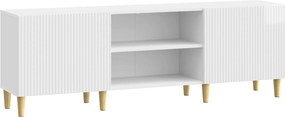 vidaXL Ντουλάπι TV Γυαλιστερό Λευκό 150 x 31 x 50 εκ.