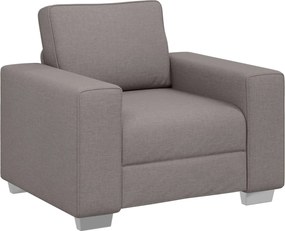 vidaXL Καθίσμα Σαλονιού Taupe 100 cm ύφασμα