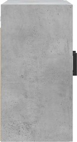 vidaXL Ντουλάπι Τοίχου Γκρι Σκυροδέματος 60x31x60 εκ. Επεξεργ. Ξύλο