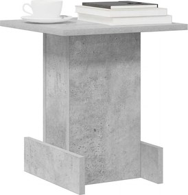 vidaXL End Table Σκυρόδεμα Γκρι 35,5 x 35 x 40 εκ Επεξεργασμένο ξύλο