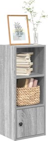 vidaXL Βιβλιοθήκη Γκρι Sonoma 31x24x77 εκ. από Επεξεργ. Ξύλο