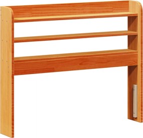 vidaXL Σκελετός Κρεβ. Χωρίς Στρώμα Καφέ Κεριού 100x200 εκ Μασίφ Πεύκο